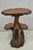 Vintage Mid Century Modern Live Edge 2 Tier Walnut Plant Stand Side Table For Sale - Image 13 of 16