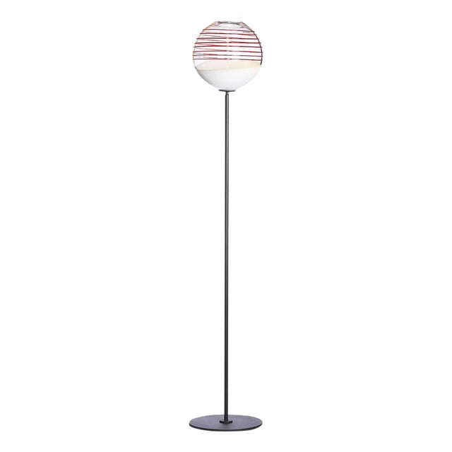 Boblu T Carlo Moretti Contemporary Mouth Blown Murano Glass Floor Lamp For Sale
