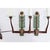 Italian Vintage Italian Iron and Tole Sunflower Sconce For Sale - Image 3 of 9