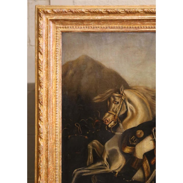 White 19th Century French Napoleonic Oil Painting After David, Signed Pommier For Sale - Image 8 of 10
