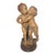 Large Antique Handmade Nude Cherub Cupid Pottery Sculpture Statue Terracotta For Sale