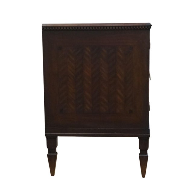 Councill Craftsmen Mahogany Traditional Duncan Phyfe Style 48" Low Chest of Drawers For Sale - Image 12 of 13