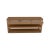 Custom Double Linen Raffia Console Table Paint Name "Chocolate" The essence of this well-designed console table lies in...