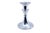 Small Plain Silver Candlestick with a Round Base Trim For Sale - Image 9 of 9