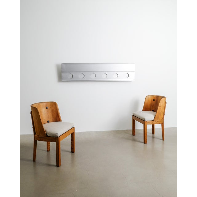Mid-Century French Aluminium Areator Shutter with C.I.M.T Panel by Jean Prouvé, 1950s For Sale - Image 3 of 7