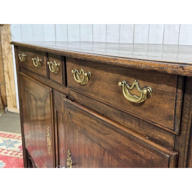 Antique Malouin Mahogany and Poplar Buffet, 1800s For Sale - Image 11 of 18