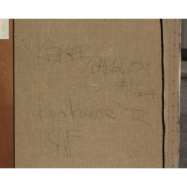 1992 “Kepler/Paradox #1” Monumental Acrylic on Canvas Painting by Kim Krause For Sale - Image 4 of 10