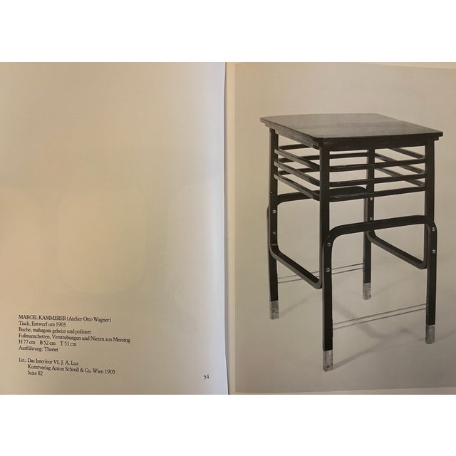 Small Antique Art Nouveau Table by Marcel Kammerer for Thonet, 1905 For Sale - Image 9 of 18