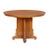 1930s Round Italian Extendable Walnut & Veneer Table For Sale - Image 5 of 5