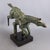 Wood Brass Sculpture of Horse Jumping Over Wooden Base, 1980s For Sale - Image 7 of 18