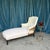 This elegant French Napoleon III chaise longue in muslin is classic and timeless. Its sophisticated "chapeau de gendarme"...