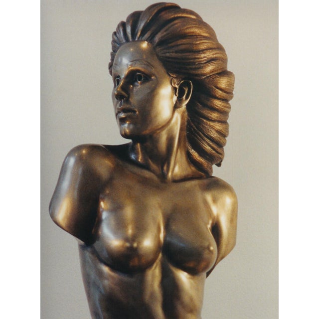 Figurative Late 20th Century Bronze Sculpture "Katrina" For Sale - Image 3 of 8
