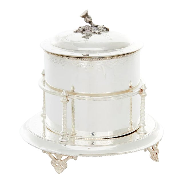 Antique English Sheffield Plate Barware / Tableware Piece For Sale