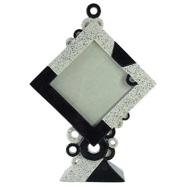 Postmodern Ceramic Dalla Bassa Maria Ceramiche Photo Frame from Nove, Italy, 1980s For Sale - Image 10 of 10