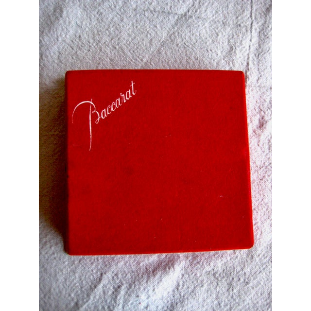 1960s Baccarat Crystal Paying Card Symbols Nuts Dish For Sale - Image 9 of 10