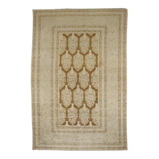 Plant Vase Antique Indian Larestan Rug - 10' x 15'7" For Sale