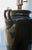 Ceramic Mid 20th Century Black Chinoiserie MCM Table Lamp For Sale - Image 7 of 11