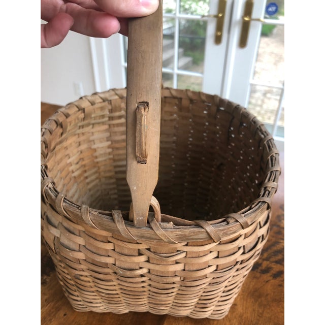 Tribal 20th Century Tribal Ho-Chunk Inspired Basket For Sale - Image 3 of 7