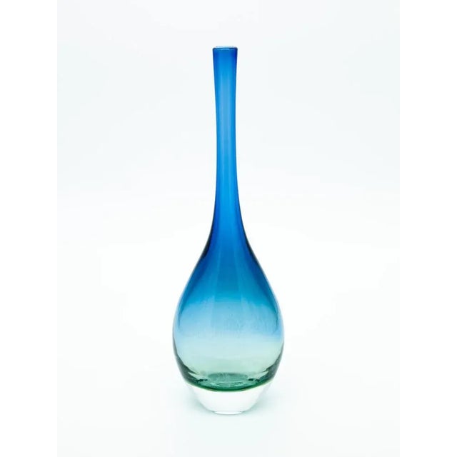 Glass Vase by Ernest Gordon for Åfors Kristall, Sweden. 1950s For Sale - Image 7 of 7