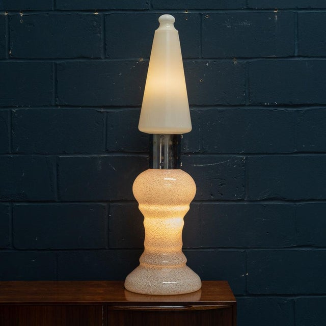 AVMazzega Vintage Italian Birillo Table Lamp by Carlo Nason for Mazzega, Murano, 1970s For Sale - Image 4 of 13