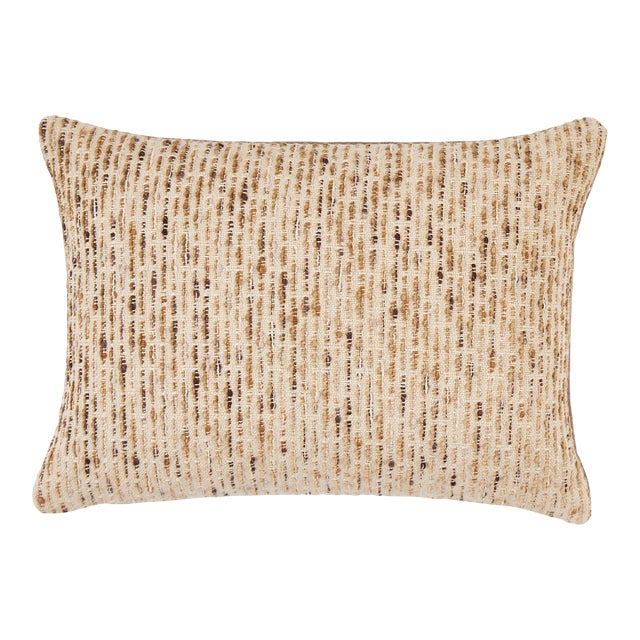 Modern Textural Lumbar Pillow For Sale