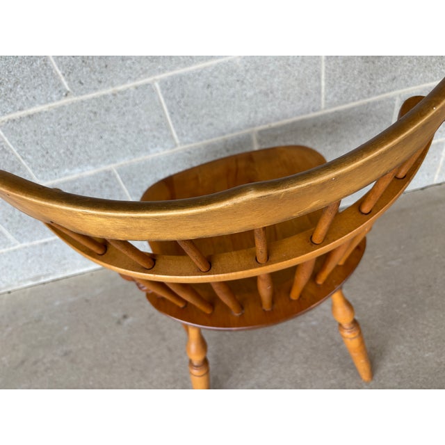 Bent Brothers Maple Comb Back Arm Chairs - Set of 4 For Sale - Image 13 of 15