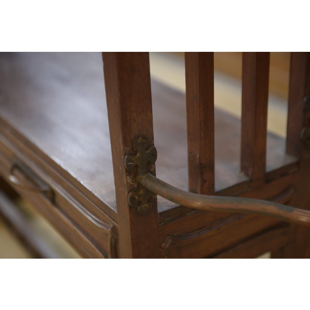Wood Art Nouveau Wooden Clothes Rack, 1900s For Sale - Image 7 of 13
