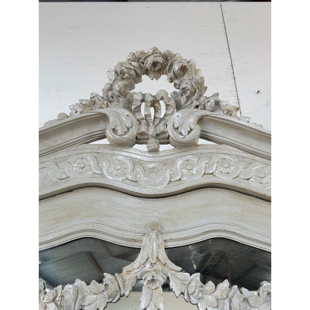 Beige Large 18th Century French Louis XVI 3-Door Bookcases or Armoire For Sale - Image 8 of 17