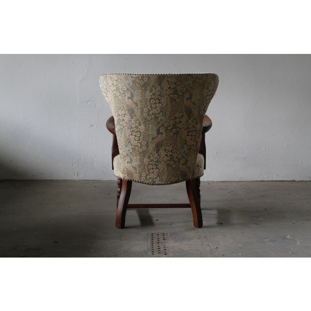 Vintage Danish Art Deco Armchairs in Oak, 1940s, Set of 2 For Sale - Image 11 of 18