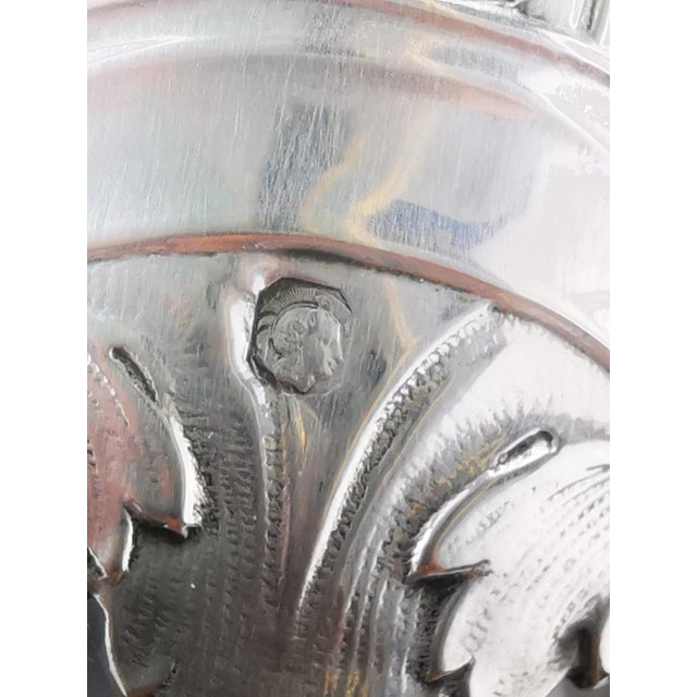 Crystal Ewers in Silver, 1890s, Set of 2 For Sale - Image 16 of 17