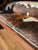 2000 - 2009 Rustic Live-Edge Handmade Sofa, Genuine Cowhide Upholstery For Sale - Image 5 of 9
