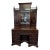 19th Century English Mahogany Gothic Bookcase With Blind Doors & Locks For Sale