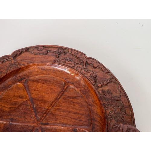 Brown Minimalist Vide Poche in Wood, 1950s For Sale - Image 8 of 11