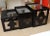 Vintage Ebonized Cut Out Wood Nesting Tables Set of 3, 1960's For Sale - Image 9 of 11