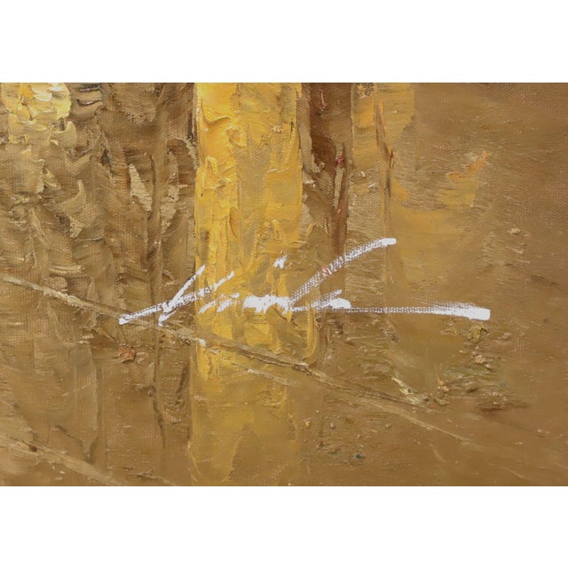 American 20th Century Original Oil on Canvas - American Street Scene - Signed For Sale - Image 3 of 8