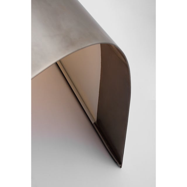 2020s Kelly Wearstler for Visual Comfort Signature Piel 20" Indoor/Outdoor Wall Wash in Pewter For Sale - Image 5 of 10