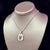 Silver Natural Aquamarine Diamond Necklace 14k Gold 10.45 TCW Certified For Sale - Image 8 of 18