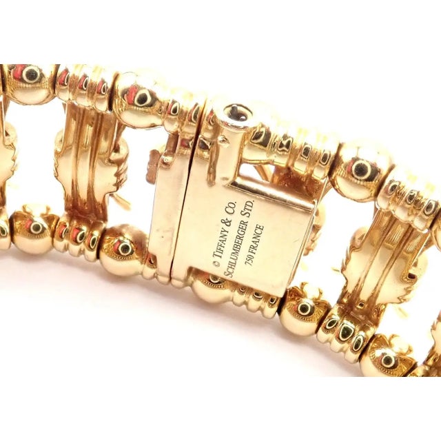 Mid 20th Century Tiffany & Co. Jean Schlumberger Yellow Gold Bowtie Bracelet For Sale In Philadelphia - Image 6 of 9