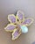 Bochic "Orient" Vintage Amethyst & Pearl Large Brooch, 18K Gold & Silver For Sale - Image 18 of 18