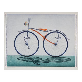 Late 20th Century Bill Reynolds Bicycle Etching For Sale