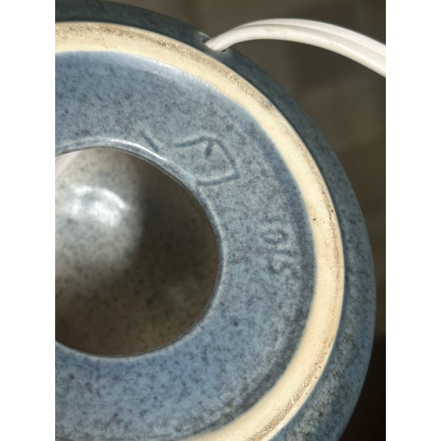 1970s Mid-Century Modern Søholm Stentøj Denmark Ceramic Table Lamp For Sale - Image 9 of 9