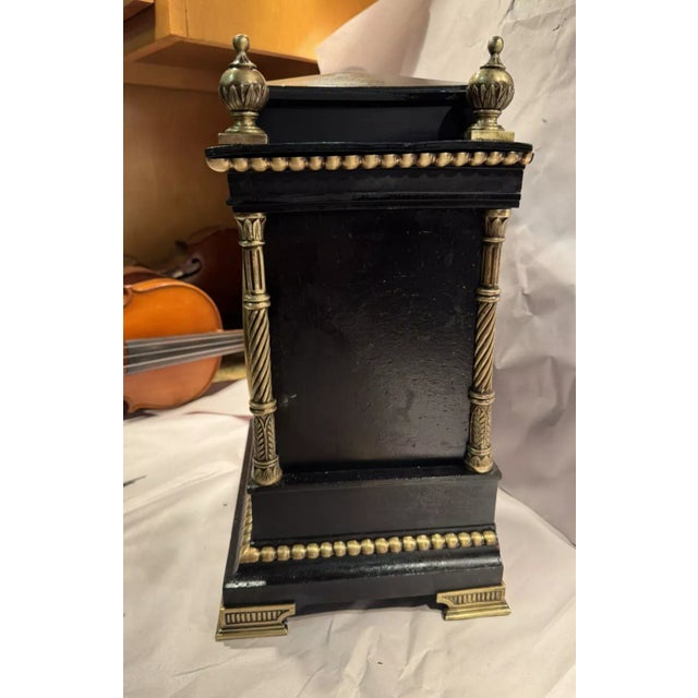 19th Century French Aesthetic Bracket Clock Attributed to Lewis Foreman Day For Sale - Image 4 of 12