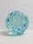 Mid-Century Modern Large Blown Glass Controlled Bubble Paperweight in Aqua For Sale - Image 3 of 9