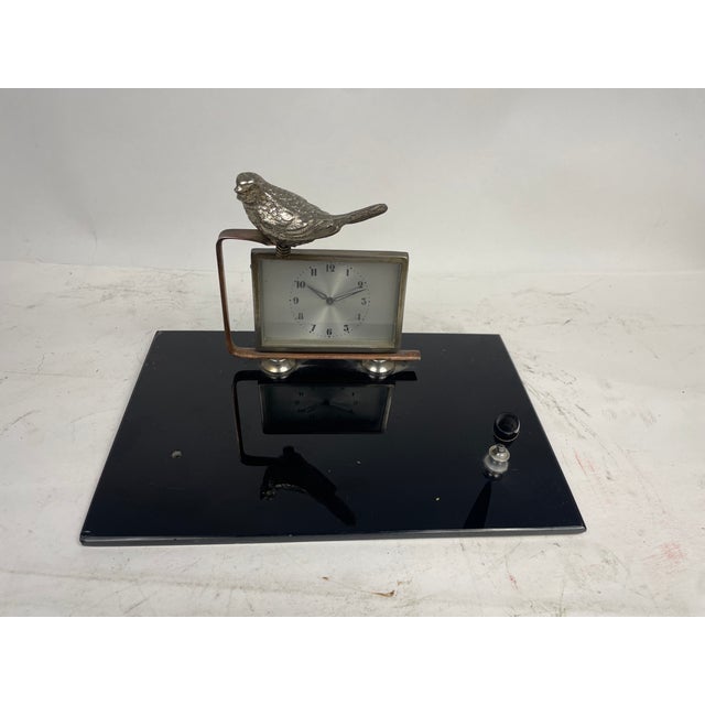 1920s Pen Holder with Clock, 1920s For Sale - Image 5 of 7