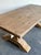 Vintage Rustic Trestle Table For Sale - Image 10 of 14