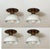 White Kitchen Spotlights with Brass Fittings, Set of 4 For Sale - Image 12 of 12