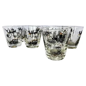 Mid-Century Automobile Bar Tumblers - 9