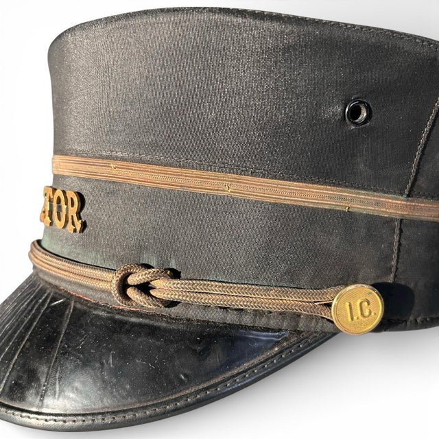 Antique Marshall Fields Train Conductor Cap For Sale In Chicago - Image 6 of 9