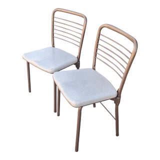 1950s Metal Folding Chairs by Hamilton Cosco For Sale