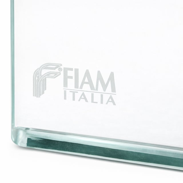 Fiam Italia Late 20th Century Fiam Italia Charlotte De Nuit Curved Glass Side Table – Italian Modern by Prospero Rasulo For Sale - Image 4 of 5